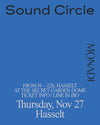 Sound Circle — Nov 27, Hasselt